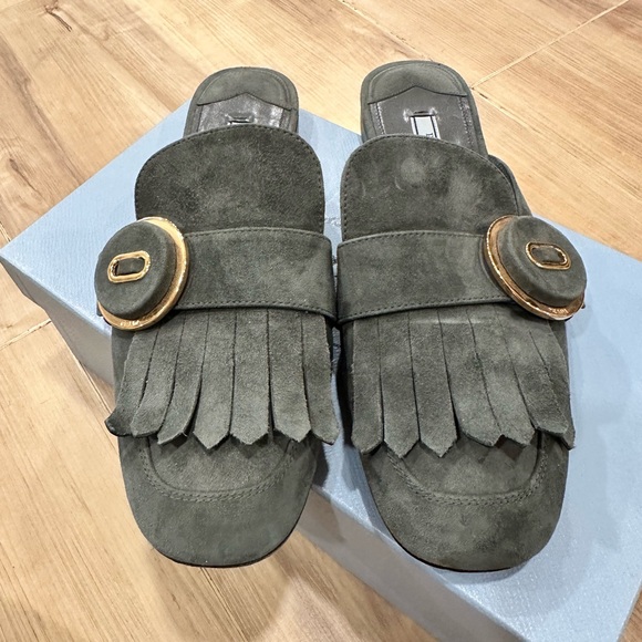 Prada Suede Loafers - Picture 2 of 14